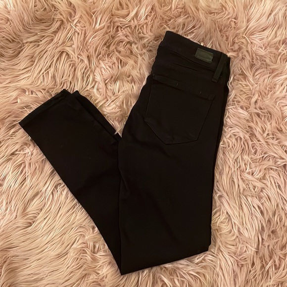 Paige Jeans Black Verdugo Crop 24 - Picture 3 of 9